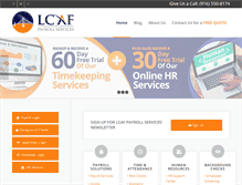 Tablet Screenshot of lcafpayroll.com
